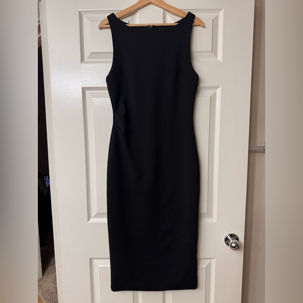 Babaton Classic Black Midi Dress